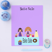 Cute cartoon Bake Sale Flyer (Enkel)