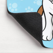 Cute Cartoon Beagle Mousepad Muismat (Hoek)