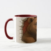 Cute Cartoon Bear Mug Printable | Adorable Animal  (Gauche)