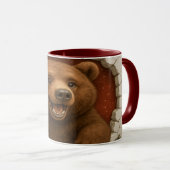 Cute Cartoon Bear Mug Printable | Adorable Animal  (Devant droit)