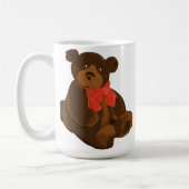 Cute cartoon beer koffiemok (Links)