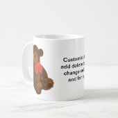 Cute cartoon beer koffiemok (Voorkant links)