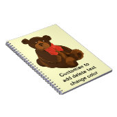 Cute cartoon beer notitieboek (Rechterzijde)