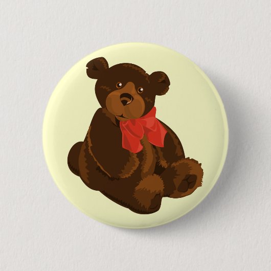 Cute cartoon beer ronde button 5,7 cm (Voorkant)