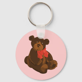 Cute cartoon beer sleutelhanger