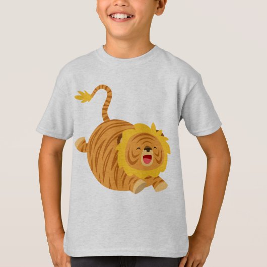 Cute Cartoon Bouncy Liger Children T-Shirt (Voorkant)