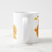 Cute Cartoon Bouncy Liger T-Shirt Jumbo Mok (Achterkant)