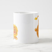 Cute Cartoon Bouncy Liger T-Shirt Jumbo Mug (Devant)