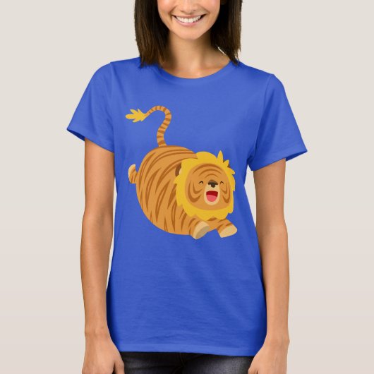 Cute Cartoon Bouncy Liger Women T-Shirt (Voorkant)