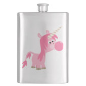 Cute Cartoon Bubble Gum Unicorn Classique Flacon (devant)