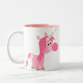 Cute Cartoon Bubble Gum Unicorn Mug (Gauche)