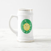 Cute cartoon bubbles afbeelding bierpul (Links)