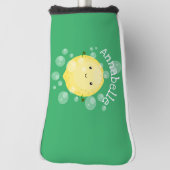 Cute cartoon bubbles afbeelding golfheadcover (Draai 90)