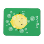Cute cartoon bubbles afbeelding magneet (Horizontaal)