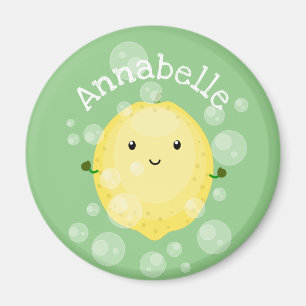 Cute cartoon bubbles afbeelding magneet