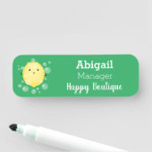 Cute cartoon bubbles afbeelding naamplaatje (In situ)