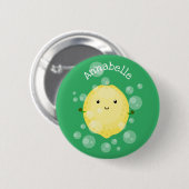 Cute cartoon bubbles afbeelding ronde button 5,7 cm (Voorkant /achterkant)
