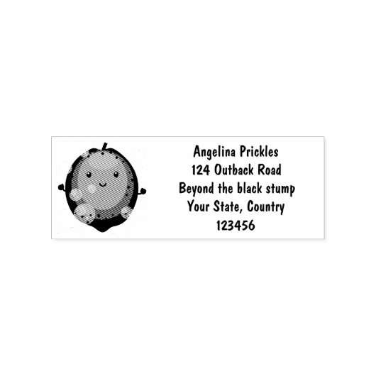 Cute cartoon bubbles afbeelding rubberstempel (Afrduk)