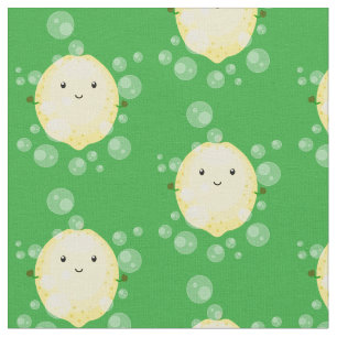 Cute cartoon bubbles afbeelding stof