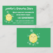 Cute cartoon bubbles afbeelding visitekaartje (Voorkant / Achterkant)