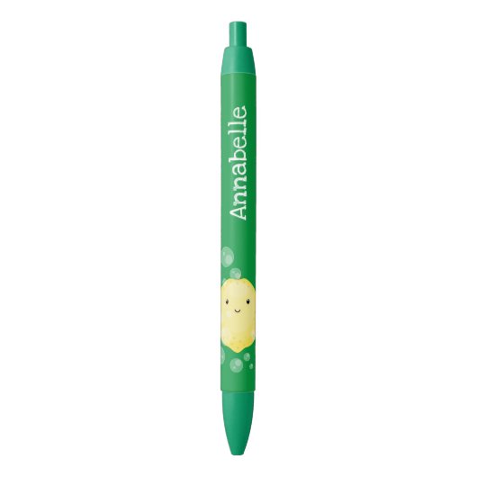 Cute cartoon bubbles afbeelding zwarte inkt pen (Voorkant Verticaal)