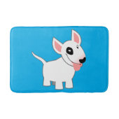 Cute Cartoon Bull Terrier Badmat (Voorkant)