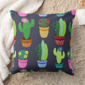 Cute Cartoon Cactus Pattern Kussen (Deken)