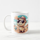 Cute Cartoon Camel Mug - Drôle Desert Coffee Cup (Gauche)