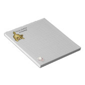 Cute Cartoon Cat Notitieblok (Schuin)