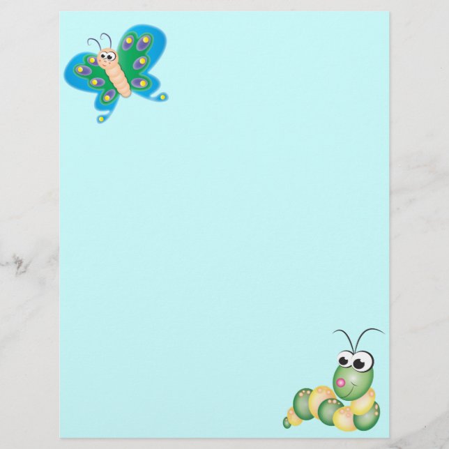 Cute Cartoon Caterpipe (Voorkant)