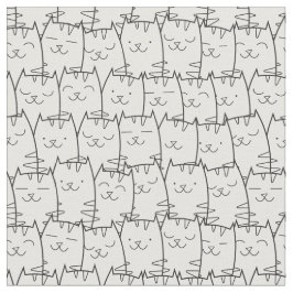 Cute cartoon cats fabric 2 stof