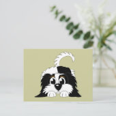 Cute Cartoon Cavachon Briefkaart (Staand voorkant)