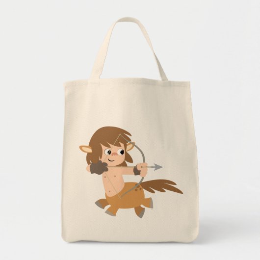 Cute Cartoon Centaur Sagittarius Bag Tote Bag (Voorkant)