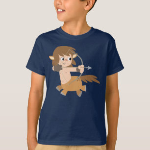 Cute Cartoon Centaur Sagittarius Kinder T-Shirt
