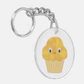 Cute Cartoon Corn Muffin Sleutelhanger (Voorkant Links)