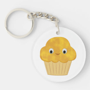 Cute Cartoon Corn Muffin Sleutelhanger