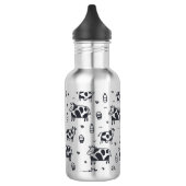 Cute Cartoon Cow Pattern Waterfles (Links)
