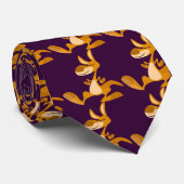 Cute Cartoon Dancing Kangaroo Stropdas (Opgerold)