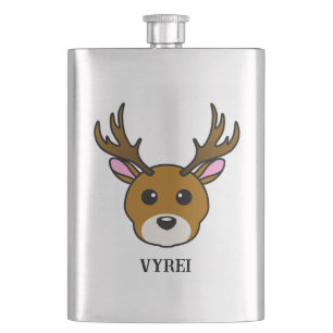 Cute Cartoon Deer Flacon