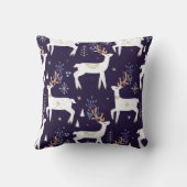 Cute cartoon deer seamless pattern, nursery backgr kussen (Achterkant)