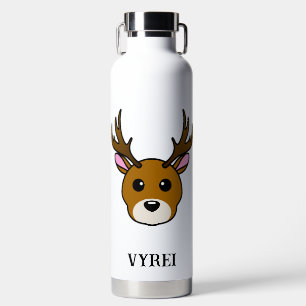 Cute Cartoon Deer Waterfles