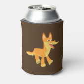 Cute Cartoon Dingo Blikjeskoeler (Blikje Achterkant)