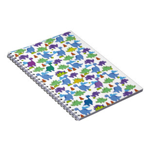 Cute Cartoon Dinosaurs Notitieboek