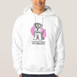 Cute Cartoon Dog Schnauzer Hoodie