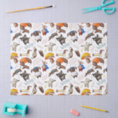 Cute Cartoon Dogs Decoupage Tissuepapier (Craft)