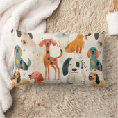 Cute cartoon dogs kussen (Deken)