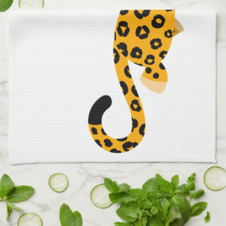 Cute Cartoon Facétieux Léopard Serviette de cuisin
