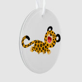 Cute Cartoon Facetious Lopard AcrylOrnament Ornament (voorkant)