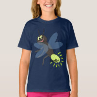 Cute Cartoon Firefly Kinderen T-Shirt