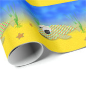 Cute Cartoon Fish Cadeaupapier (Rol Hoek)